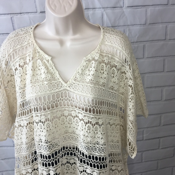 Cabi women's Capri crochet top XS Style# 5026 - Picture 6 of 7